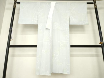平和屋着物●長襦袢　単衣　麻の葉舞桜　洗える着物　未使用　AABM5693ck