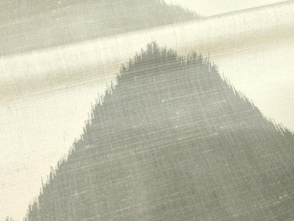 平和屋着物●紬　訪問着　遠山重ね文　正絹　逸品　AABM5696ck