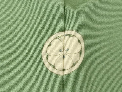 平和屋着物●上質な色無地　岩井茶色　正絹　逸品　AABM5710ck