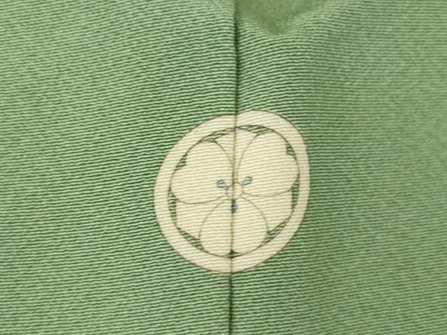 平和屋着物●上質な色無地　岩井茶色　正絹　逸品　AABM5710ck