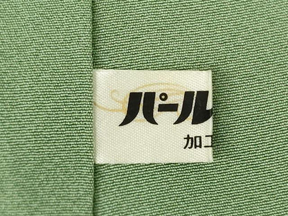 平和屋着物●上質な色無地　岩井茶色　正絹　逸品　AABM5710ck