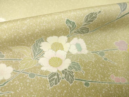 平和屋着物●訪問着　友禅　枝花文　暈し染め　正絹　逸品　未使用　AABM5725ck