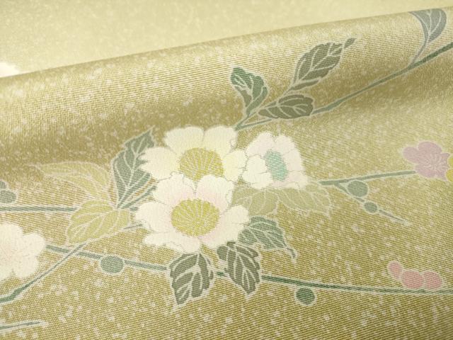 平和屋着物●訪問着　友禅　枝花文　暈し染め　正絹　逸品　未使用　AABM5725ck