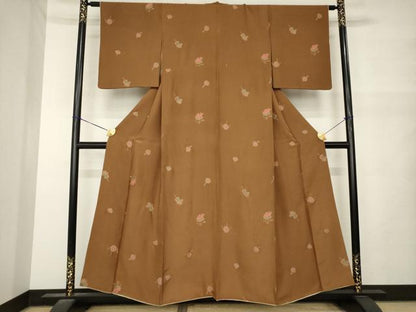 平和屋着物●上質な小紋　玩具文　金彩　ますいわ屋扱い　正絹　逸品　AABM5745ck
