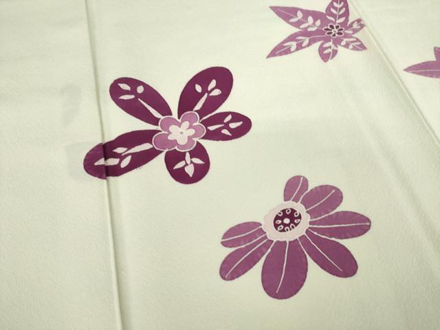 平和屋着物●訪問着　舞花文　暈し染め　正絹　逸品　AABM5753ck