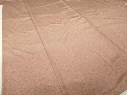 平和屋着物●江戸小紋　花唐草文　反端付き　正絹　逸品　AABM5757ck