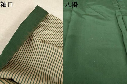 平和屋着物●上質な小紋　縞　正絹　逸品　AABM5763ck