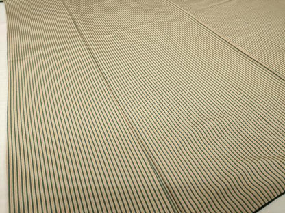 平和屋着物●上質な小紋　縞　正絹　逸品　AABM5763ck