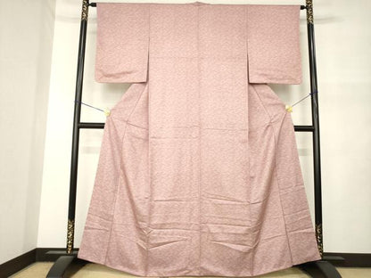 平和屋着物●江戸小紋　松尽くし　正絹　逸品　AABM5771ck
