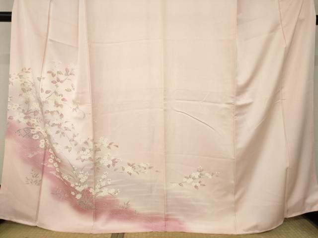 平和屋着物●訪問着　花籬文　暈し染め　正絹　逸品　AABM5779ck