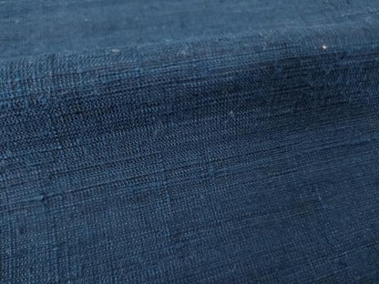 平和屋着物●男性　紬　アンサンブル　色無地　青褐色　正絹　逸品　AABM5780ck