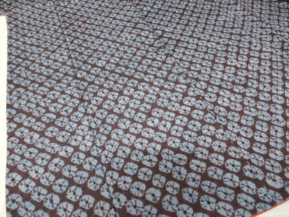 平和屋着物●上質な紬　鹿の子文様　蜘蛛絞り　正絹　逸品　AABM5794ck