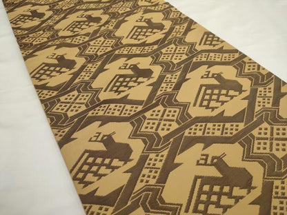 平和屋着物◎九寸名古屋帯　有栖川文様　正絹　逸品　AABM5837ma