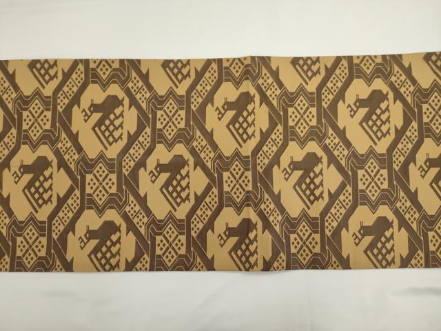 平和屋着物◎九寸名古屋帯　有栖川文様　正絹　逸品　AABM5837ma