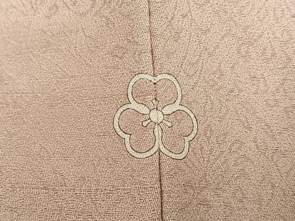 平和屋着物●訪問着　駒刺繍　舞花文　金彩　正絹　逸品　AABM6167ph