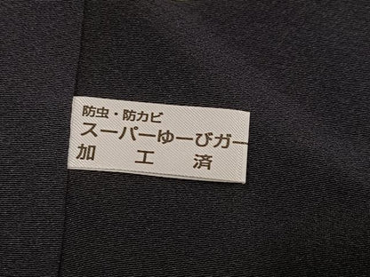 平和屋着物●巨匠　前田華清　手描き　訪問着　枝花文　暈し染め　正絹　逸品　AABM6184ph