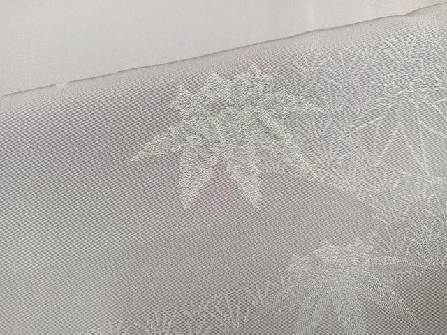 平和屋着物●上質な小紋　流水草花文　正絹　逸品　AABM6192ph