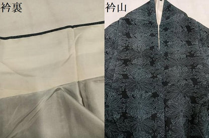 平和屋着物●銀座きしや　小紋　花尽くし　たとう紙付き　正絹　逸品　AABM6214ph
