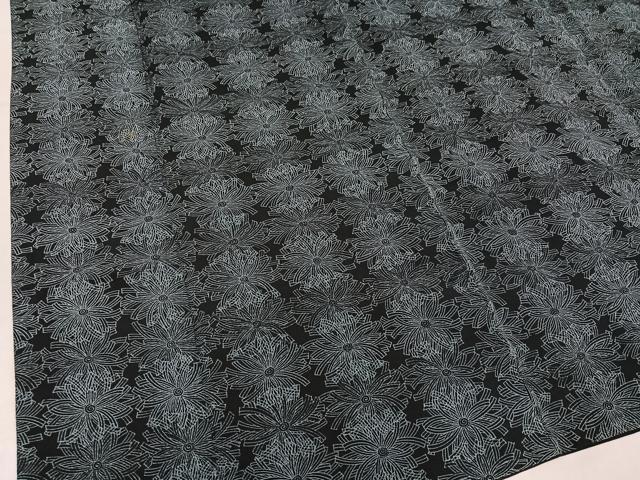 平和屋着物●銀座きしや　小紋　花尽くし　たとう紙付き　正絹　逸品　AABM6214ph