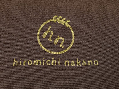平和屋着物●ファッションブランド hiromichi nakano ヒロミチナカノ 中国三大刺繍 相良刺繍 訪問着 舞桜文 金彩 正絹 逸品 AABM6220ph