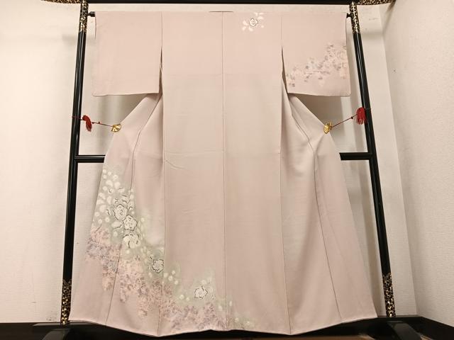 平和屋着物●訪問着　辻が花　絞り　正絹　逸品　AABM6245ph