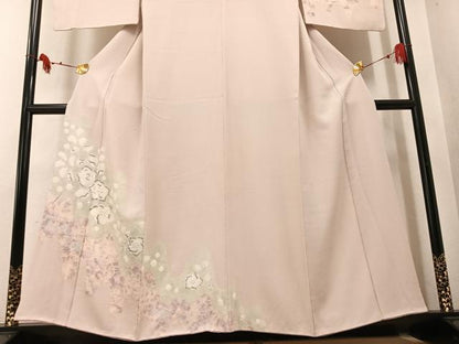 平和屋着物●訪問着　辻が花　絞り　正絹　逸品　AABM6245ph