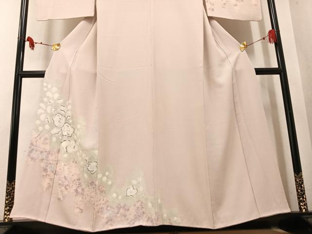 平和屋着物●訪問着　辻が花　絞り　正絹　逸品　AABM6245ph