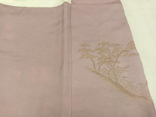 平和屋着物●豪華色留袖　作家物　寿光織　源氏絵巻図　暈し染め　金糸　正絹　逸品　AABM6260ph