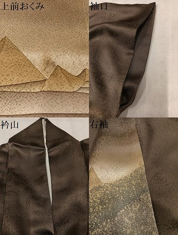 平和屋着物●訪問着　作家物　シルクロード　暈し染め　正絹　逸品　AABM6284ph