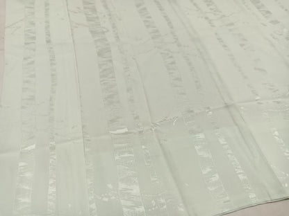 平和屋着物●長襦袢　無双仕立て　枝葉地紋　柳鼠色　正絹　逸品　未使用　AABM6305ph