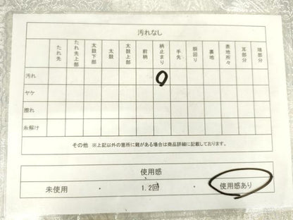 平和屋着物◎六通柄袋帯　正倉院花文　銀糸　正絹　逸品　AABM6529od