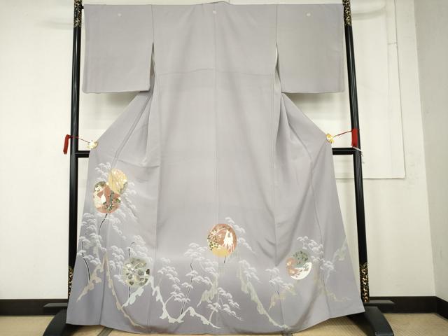 平和屋着物●豪華色留袖　鳥獣丸文　暈し染め　正絹　逸品　AABM6588cs