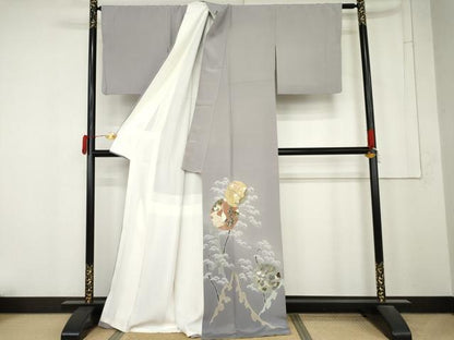 平和屋着物●豪華色留袖　鳥獣丸文　暈し染め　正絹　逸品　AABM6588cs