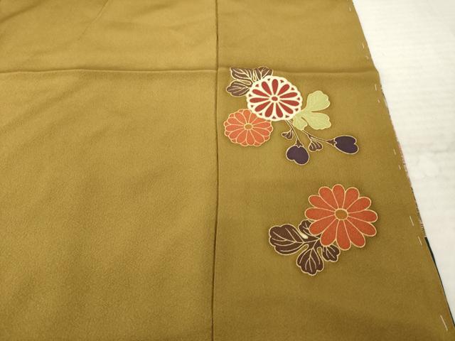 平和屋着物●豪華振袖　辻が花　吉祥花文　金彩　仮絵羽　逸品　未使用　AABM6649ck