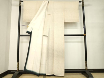 平和屋着物●訪問着　霞文　正絹　逸品　AABM6657ck