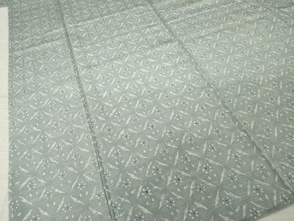 平和屋着物●上質な小紋　花菱文　正絹　逸品　AABM6662ck