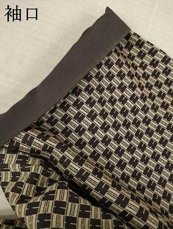 平和屋着物●上質な小紋　市松文　正絹　逸品　AABM6680ck