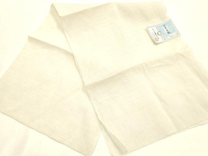 平和屋本店＊夏物　和装小物　帯揚げ　小千谷縮　絽　麻　逸品　未使用　AABM6742ay