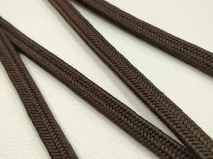 平和屋着物●極上　有職組紐道明　帯締め　冠組　赤墨色　宮内庁御用　国立博物館御用　東京芸術大学御用　逸品　AABM6805ay