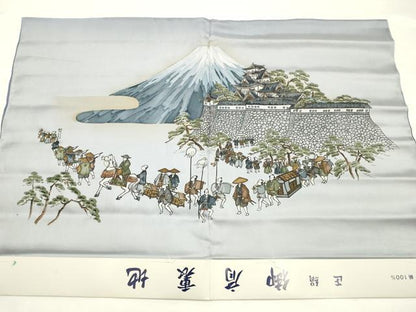 平和屋着物▼男性　和装小物　羽裏地・肩裏地　まとめて5点　キングサイズ　金彩　正絹あり　逸品　AABM6984ay