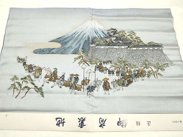 平和屋着物▼男性　和装小物　羽裏地・肩裏地　まとめて5点　キングサイズ　金彩　正絹あり　逸品　AABM6984ay