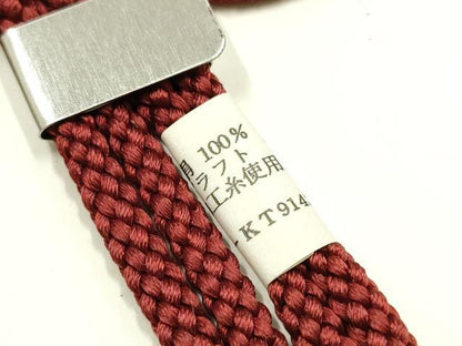 平和屋着物▼和装小物　コート紐　まとめて5点　赤・橙・紫　正絹　逸品　未使用　AABM6985ay