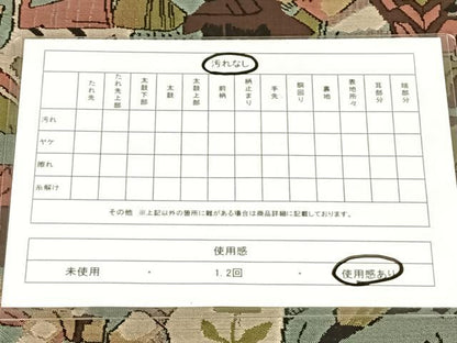 平和屋着物◎六通柄袋帯　人物風景文　正絹　逸品　AABM7006dk