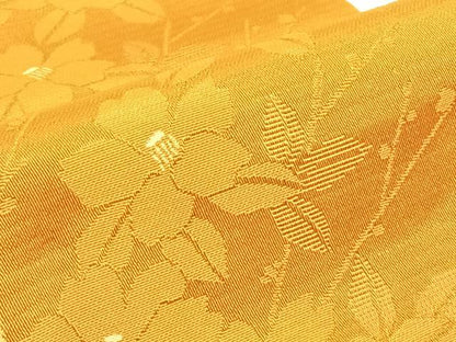 平和屋着物◎両面半幅帯　椿　桜　AABM7031dk