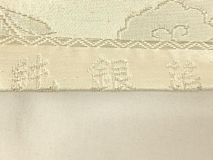 平和屋着物◎六通柄袋帯　狩猟文　純銀箔　正絹　逸品　AABM7038dk
