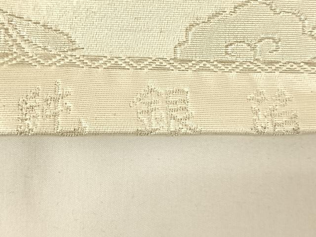 平和屋着物◎六通柄袋帯　狩猟文　純銀箔　正絹　逸品　AABM7038dk