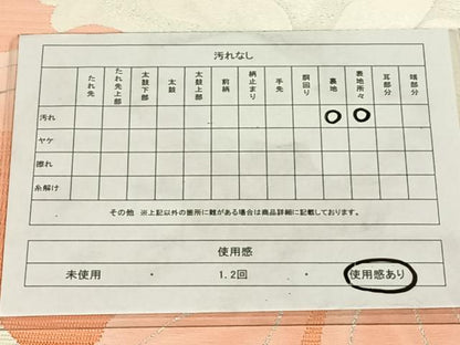 平和屋着物◎六通柄袋帯　唐織　草花文　銀糸　正絹　逸品　AABM7039dk