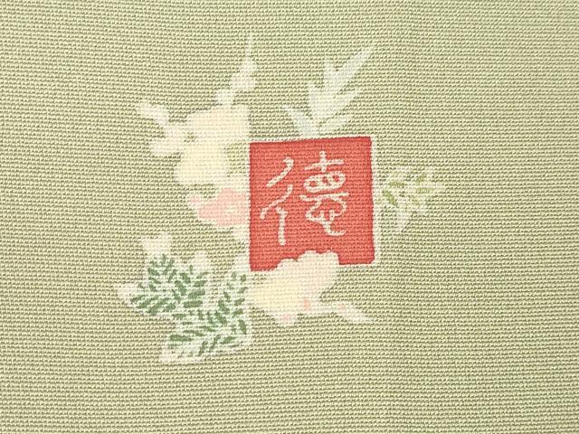 平和屋着物●豪華色留袖　友禅　作家物　鴛鴦飾花文　正絹　逸品　AABM7064ck