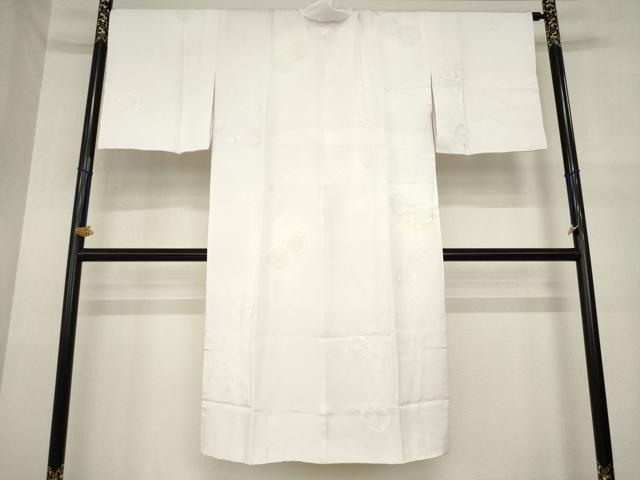 平和屋着物●長襦袢　袷　源氏車立波文　暈し染め　正絹　逸品　AABM7074ck