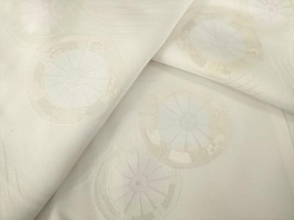 平和屋着物●長襦袢　袷　源氏車立波文　暈し染め　正絹　逸品　AABM7074ck